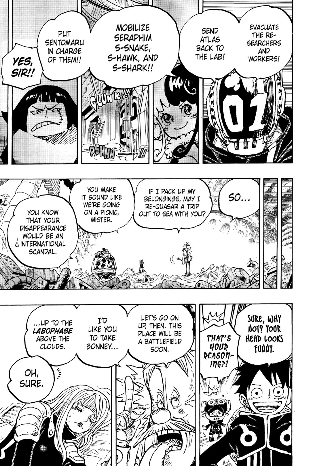 One Piece, Chapter 1068 image 11